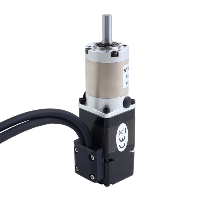 Nema 11 Gesloten-lus stappenmotor L=32mm met EG-serie planetaire versnellingsbak overbrengingsverhouding 50:1 - 11HS12-1004D-E1000-EGS50 | StepperOnline