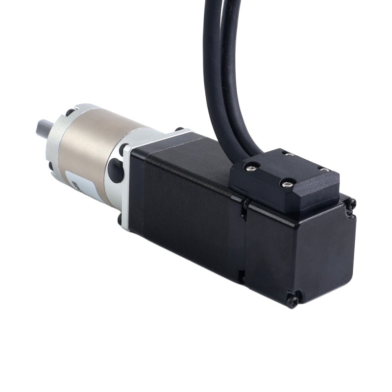 Nema 11 Gesloten-lus stappenmotor L=51mm met EG-serie planetaire versnellingsbak overbrengingsverhouding 50:1 - 11HS20-1004D-E1000-EGS50 | StepperOnline