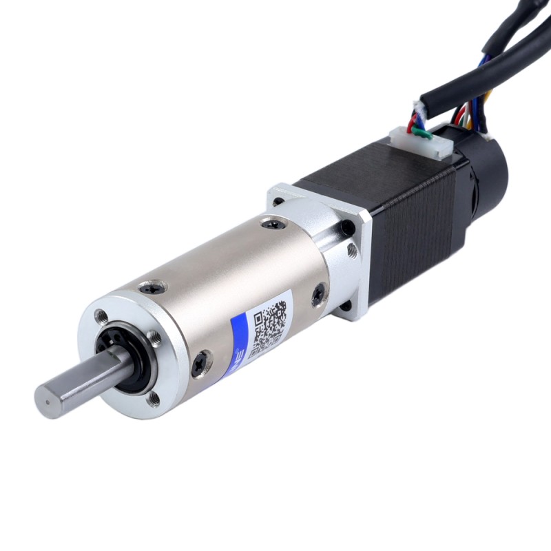 Nema 8 Gesloten-lus stappenmotor L=38mm met EG-serie planetaire versnellingsbak overbrengingsverhouding 100:1 - 8HS15-0604D-E1000-EGS100 | StepperOnline