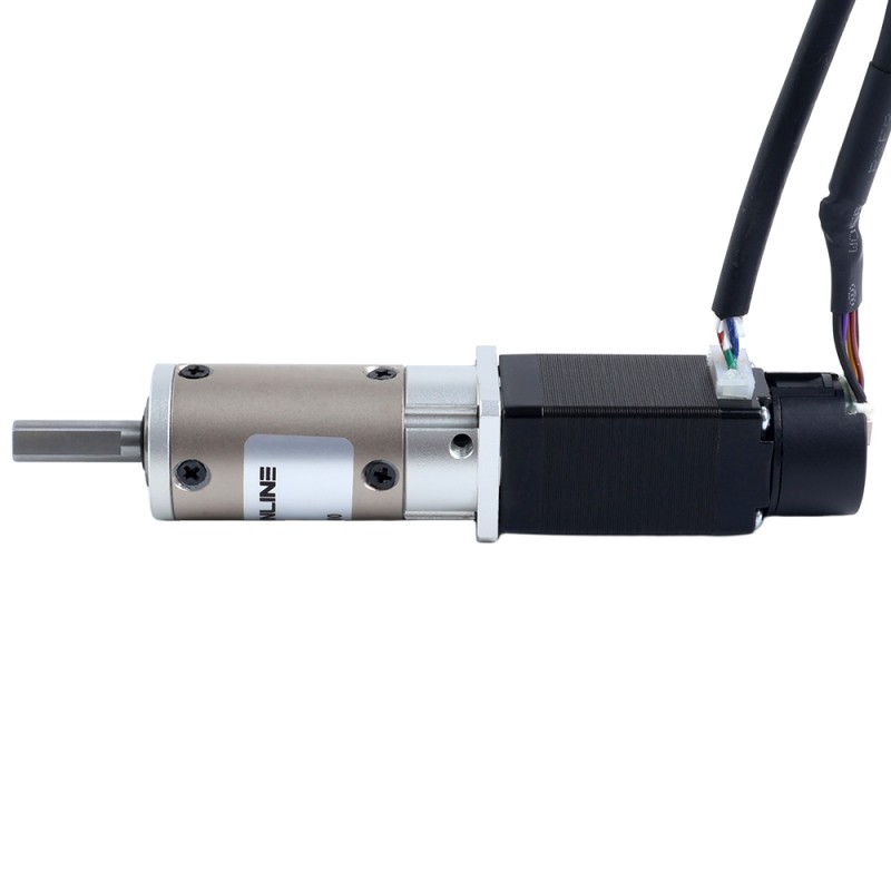 Nema 8 Gesloten-lus stappenmotor L=38mm met EG-serie planetaire versnellingsbak overbrengingsverhouding 50:1 - 8HS15-0604D-E1000-EGS50 | StepperOnline
