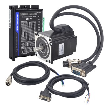 TP-serie 1-as Closed Loop Stappenmotor CNC Kit 1.2Nm (169.93oz.in) Nema 23 Motor & Driver