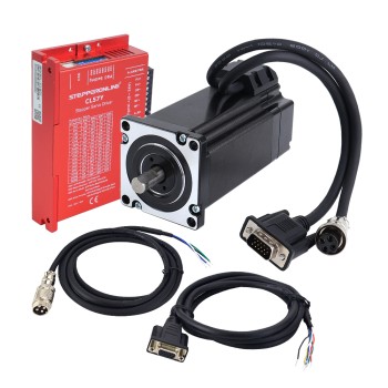 YS-serie 1-as Closed Loop Stappenmotor CNC Kit 4,00Nm(566,45oz.in) Nema 24 Motor & Driver