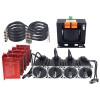YS-serie 4-assige gesloten lus stappenmotor CNC-kit 6,50Nm(920,48oz.in) Nema 34-motor met 2,0m kabels en AC-transformator - 4-ACLYS65 | StepperOnline
