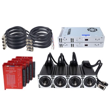YS-serie 4-assige 3,00Nm(424,83oz.in) Nema 23 Closed Loop Stappenmotor Kit met Voeding