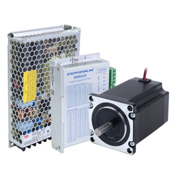 YS Serie 1-as Stepper Kit 1,9Nm(269,06oz.in) Nema 23 Stepper Motor & Driver & 36V Voeding