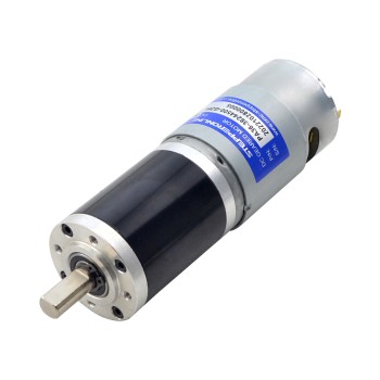 Geborstelde 24V DC motorreductor 30Kg.cm/12.5RPM met 264:1 planetaire tandwielkast