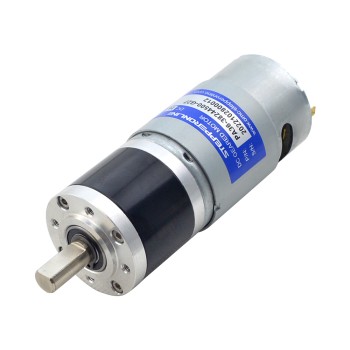 Geborstelde 24V DC motorreductor 4,7Kg.cm/123RPM met 26,8:1 planetaire tandwielkast
