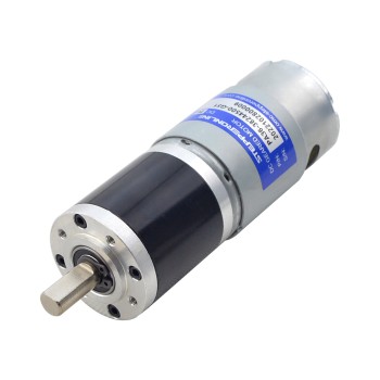 Geborstelde 24V DC motorreductor 7,8Kg.cm/65RPM met 51:1 planetaire tandwielkast