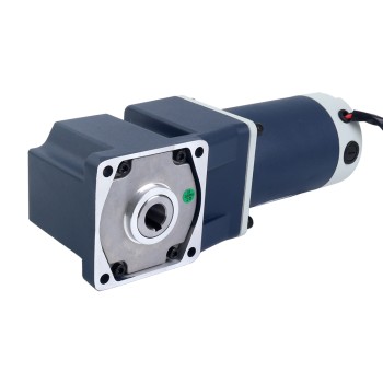 Geborsteld 24V 150W 20.00Nm(2832,24oz.in) 30RPM met 100:1 haakse versnellingsbak DC-reductiemotor Geborsteld 24V 150W 20.00Nm(2832,24oz.in) 30RPM met 100:1 haakse versnellingsbak DC-reductiemotor