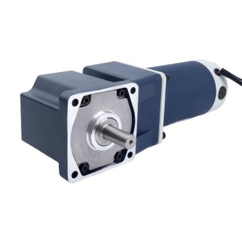 Geborsteld 24V 150W 16,77Nm(2374,83oz.in) 60RPM met 30:1 haakse versnellingsbak DC-reductiemotor Geborsteld 24V 150W 16,77Nm(2374,83oz.in) 60RPM met 30:1 haakse versnellingsbak DC-reductiemotor