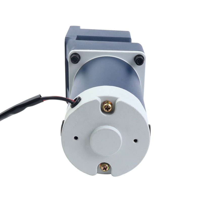 Geborsteld 12V 90W 10,06Nm(1424,62oz.in) 60RPM met 30:1 haakse versnellingsbak DC-reductiemotor - F5D90-12GU-18S/5GU30RC | StepperOnline