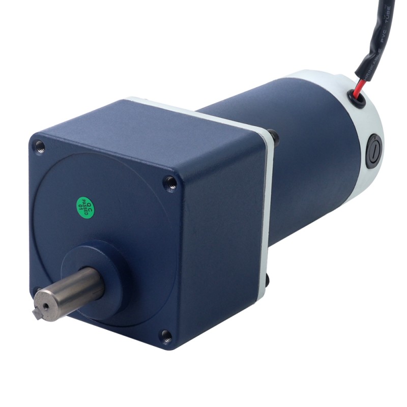 Geborsteld 12V 90W 20,00Nm(2832,23oz.in) 9RPM met 200:1 tandwielkast DC-reductiemotor - F5D90-12GU-18S/5GU200KB | StepperOnline