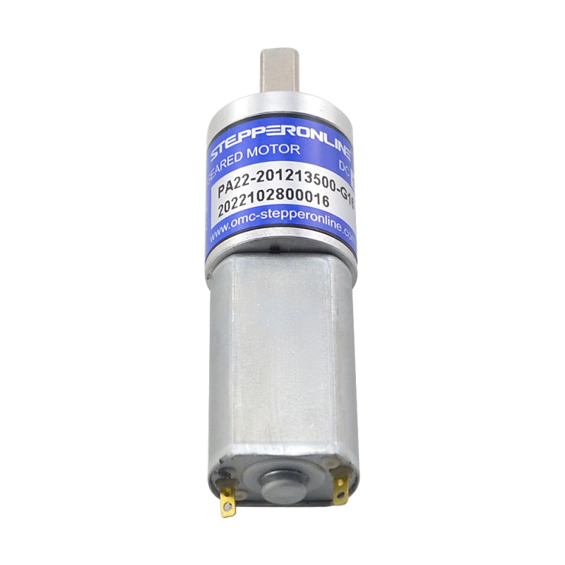 CN In de uitverkoop - Geborstelde 12V DC motorreductor 0,19Kg.cm/656RPM met 16:1 planetaire tandwielkast - CN-PA22-201213500-G16 | StepperOnline
