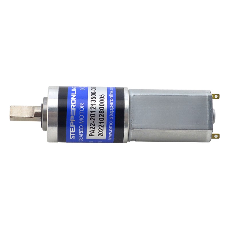 CN In de uitverkoop - Geborstelde 12V DC motorreductor 0,95Kg.cm/116RPM met 90,25:1 planetaire tandwielkast - CN-PA22-201213500-G90 | StepperOnline