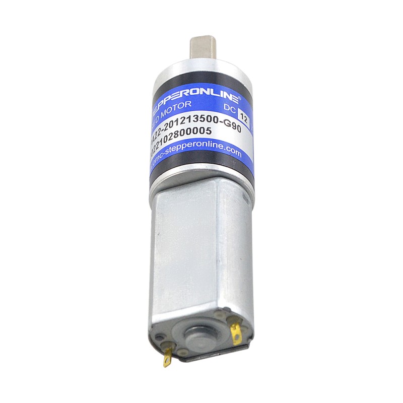 CN In de uitverkoop - Geborstelde 12V DC motorreductor 0,95Kg.cm/116RPM met 90,25:1 planetaire tandwielkast - CN-PA22-201213500-G90 | StepperOnline