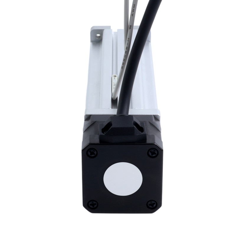Nema 17 Kogelomloopspindel Elektrische Cilinder 1,5A Slag 75mm 0,25Nm(35,40oz.in) Lead 5mm(0,19685) met Eindschakelaar - LCB17S13BVL15-75D | StepperOnline