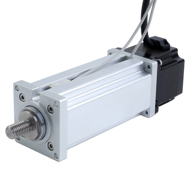 Nema 23 Kogelomloopspindel Elektrische Cilinder 4.0A Slag 75mm 2.0Nm(283.22oz.in) Spoed 4mm(0.15748) met Eindschakelaar - LCB23S30BDL40-75D | StepperOnline