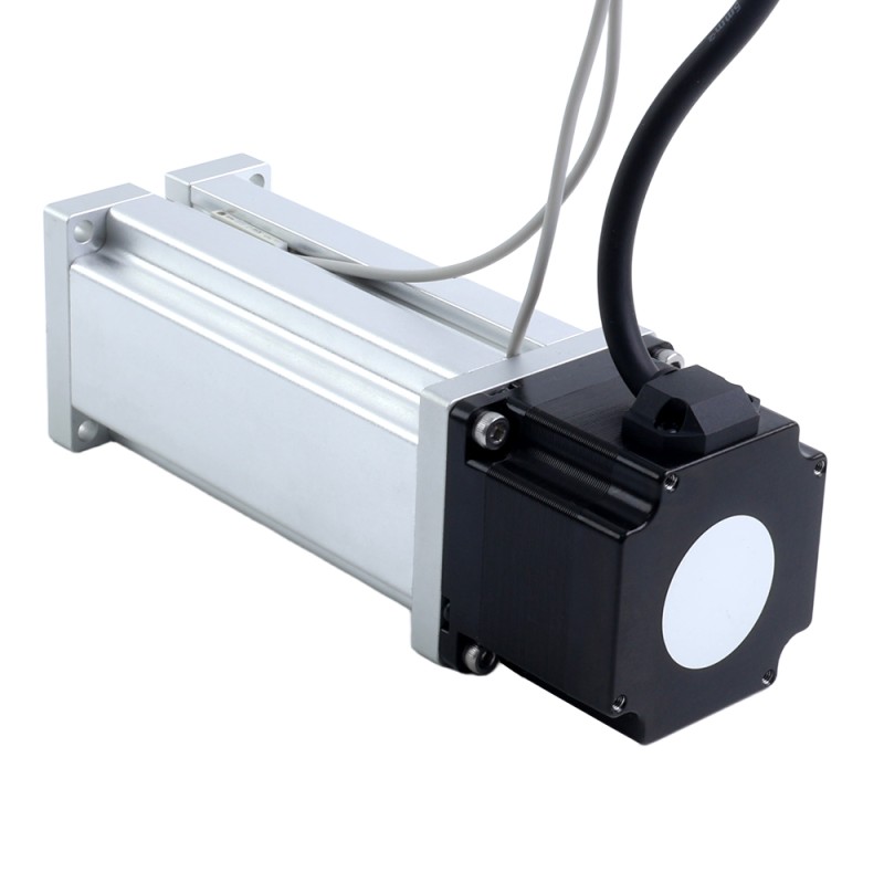 Nema 23 Kogelomloopspindel Elektrische Cilinder 4.0A Slag 75mm 2.0Nm(283.22oz.in) Spoed 4mm(0.15748) met Eindschakelaar - LCB23S30BDL40-75D | StepperOnline