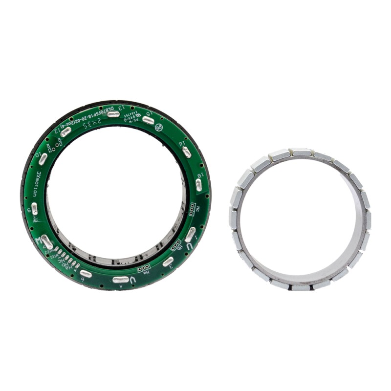 SFI Serie 272W 48VDC Frameless Koppelmotor 1.3Nm 69mm Frame Diameter - 70SFI18-4827-124B | StepperOnline