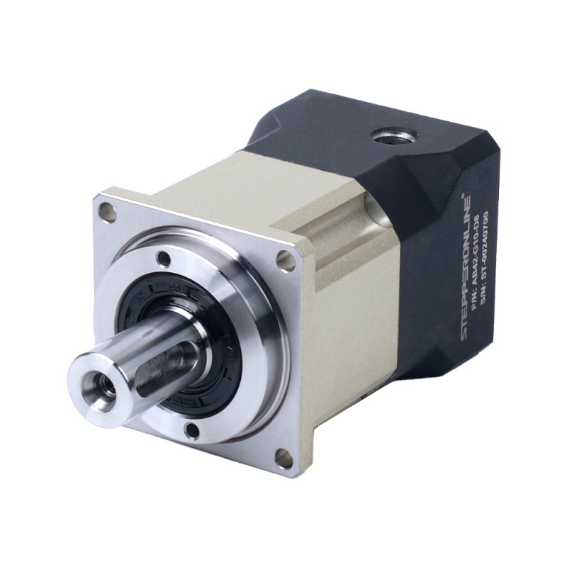 AB-serie 42mm 10:1 spiraalvormige planetaire versnellingsbak speling 5arcmin voor servomotoren IP65 - AB42-G10-D8 | StepperOnline
