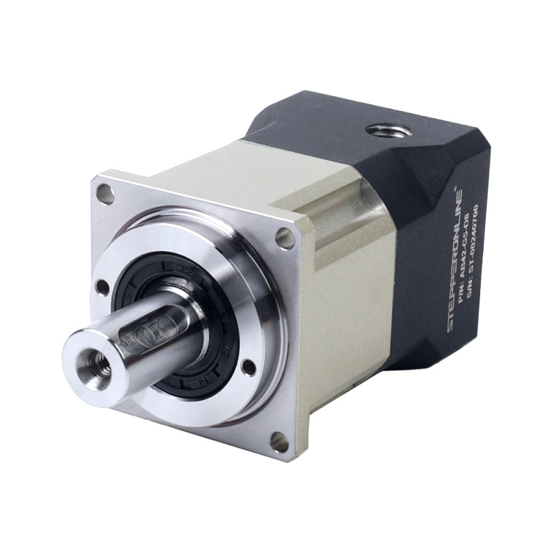 AB-serie 42mm 5:1 spiraalvormige planetaire versnellingsbak speling 5arcmin voor servomotoren IP65 - AB42-G5-D8 | StepperOnline