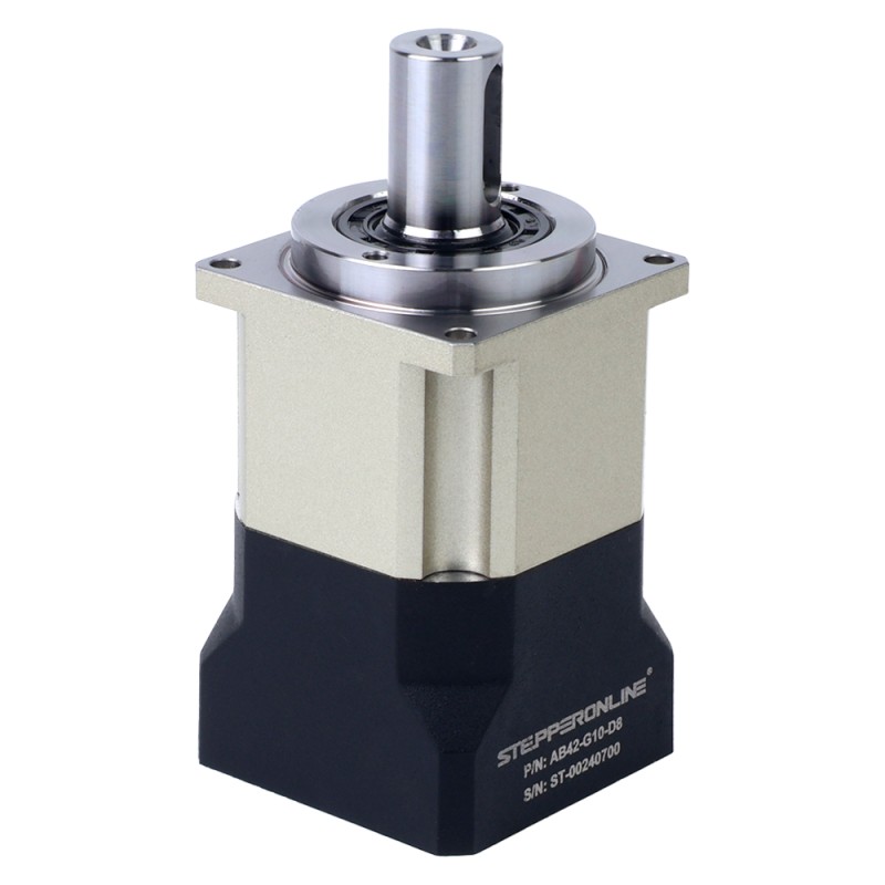 AB-serie 42mm 10:1 spiraalvormige planetaire versnellingsbak speling 5arcmin voor servomotoren IP65 - AB42-G10-D8 | StepperOnline