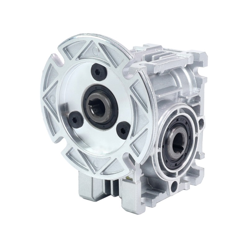 MRVR025 Wormwielkast 25:1 verhouding φ9mm ingaande as met 56B14 motor ingaande flens