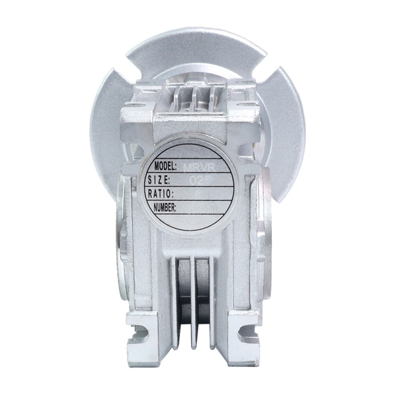 MRVR025 Wormwielkast 25:1 verhouding φ9mm ingaande as met 56B14 motor ingaande flens