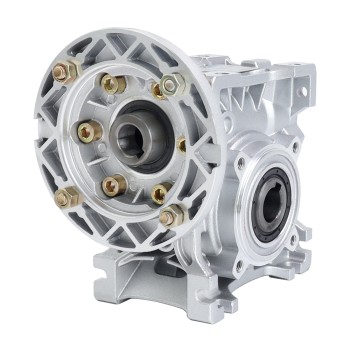 CN In de uitverkoop - MRVR040 Wormwielkast 100:1 verhouding Φ9mm ingaande as met 56B5 motor ingangsflens