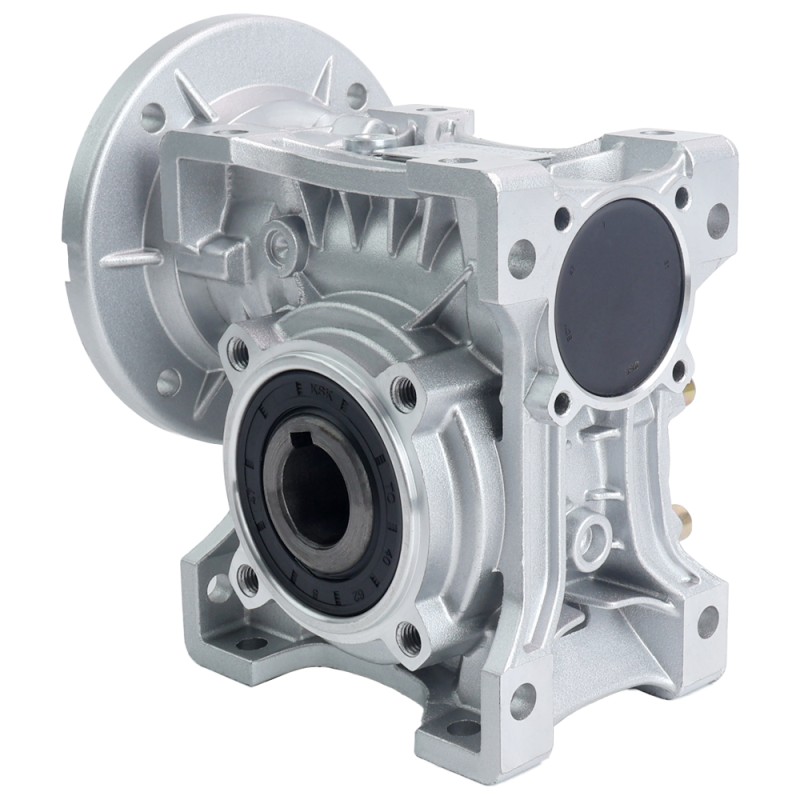 MRVR050 Wormwielkast 50:1 verhouding φ19mm ingaande as met 80B14 motor ingaande flens