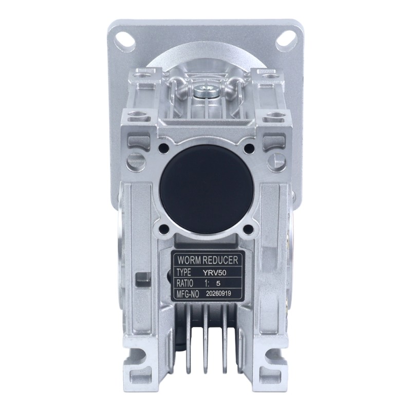 5:1 Wormwiel Tandwielkast YRV50 Wormwiel Speed Reducer 19mm ingang as diameter - YRV50-G5-D19 | StepperOnline