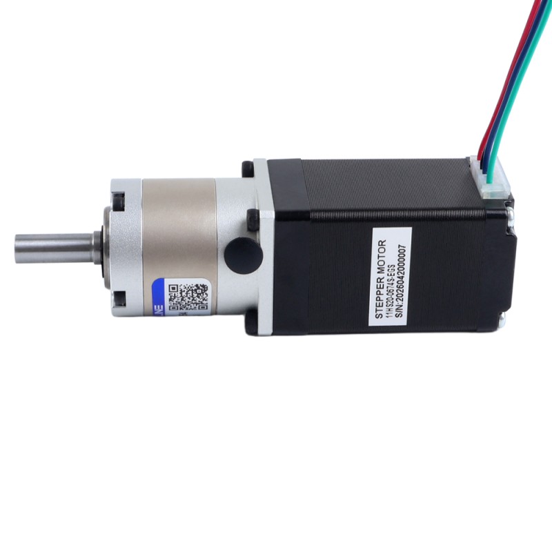 Nema 11 stappenmotor 0,67A bipolair L=51mm met planetaire versnellingsbak EG-serie overbrengingsverhouding 10:1 - 11HS20-0674S-EGS10 | StepperOnline