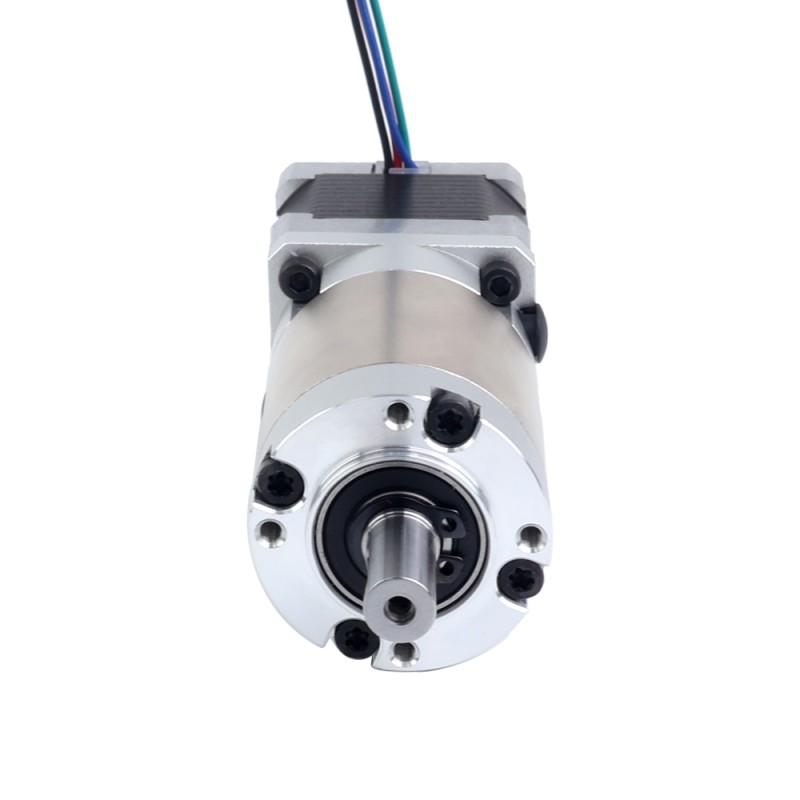 Nema 14 stappenmotor bipolair L=34mm met planetaire versnellingsbak EG-serie overbrengingsverhouding 100:1 - 14HS13-1004S-EGS100 | StepperOnline