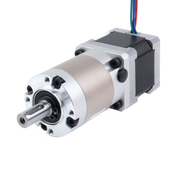 Nema 14 stappenmotor bipolair L=34mm met planetaire versnellingsbak EG-serie overbrengingsverhouding 15:1