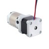 Nema 14 stappenmotor bipolair L=34mm met planetaire versnellingsbak EG-serie overbrengingsverhouding 15:1 - 14HS13-1004S-EGS15 | StepperOnline