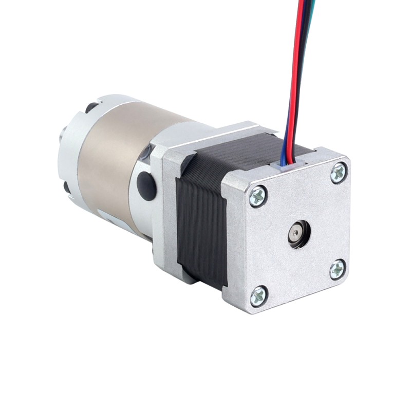 Nema 14 stappenmotor bipolair L=34mm met planetaire versnellingsbak EG-serie overbrengingsverhouding 20:1 - 14HS13-1004S-EGS20 | StepperOnline