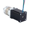 Nema 14 Stappenmotor bipolair L=52mm w/ met planetaire versnellingsbak EG-serie overbrengingsverhouding 5:1 - 14HS20-1504S-EGS5 | StepperOnline
