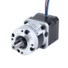 Nema 17 Stappenmotor bipolair L=34mm w/ met planetaire versnellingsbak MG-serie overbrengingsverhouding 10:1 - 17HS13-0404S-MG10 | StepperOnline