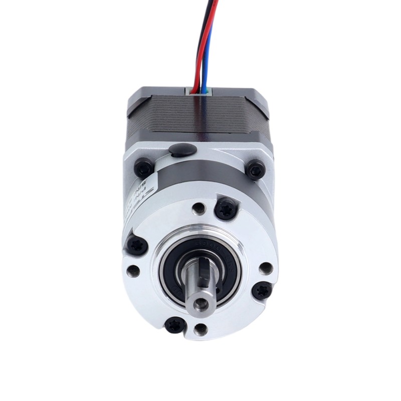Nema 17 Stappenmotor bipolair L=48mm w/ met planetaire versnellingsbak MG-serie overbrengingsverhouding 5:1 - 17HS19-1684S-MG5 | StepperOnline