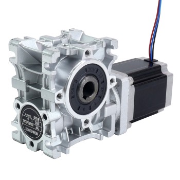Nema 23 stappenmotor 76mm overbrengingsverhouding 15:1 Wormwiel Tandwielkast NMRVS30 Wormwiel Speed Reducer Nema 23 stappenmotor 76mm overbrengingsverhouding 15:1 Wormwiel Tandwielkast NMRVS30 Wormwiel Speed Reducer