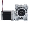 Nema 23 stappenmotor 76mm overbrengingsverhouding 15:1 Wormwiel Tandwielkast NMRVS30 Wormwiel Speed Reducer - 23HS30-2804S-RVS30-G15 | StepperOnline