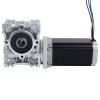 Nema 23 stappenmotor 113mm overbrengingsverhouding 15:1 Wormwiel Tandwielkast NMRVS30 Wormwiel Speed Reducer - 23HS45-4204S-RVS30-G15 | StepperOnline