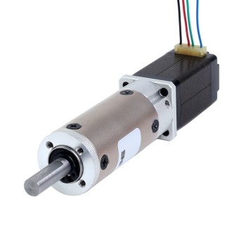 Nema 8 stappenmotor bipolair L=39,3mm met planetaire versnellingsbak EG-serie overbrengingsverhouding 100:1