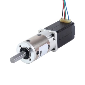 Nema 8 stappenmotor bipolair L=39,3mm met planetaire versnellingsbak EG-serie overbrengingsverhouding 5:1