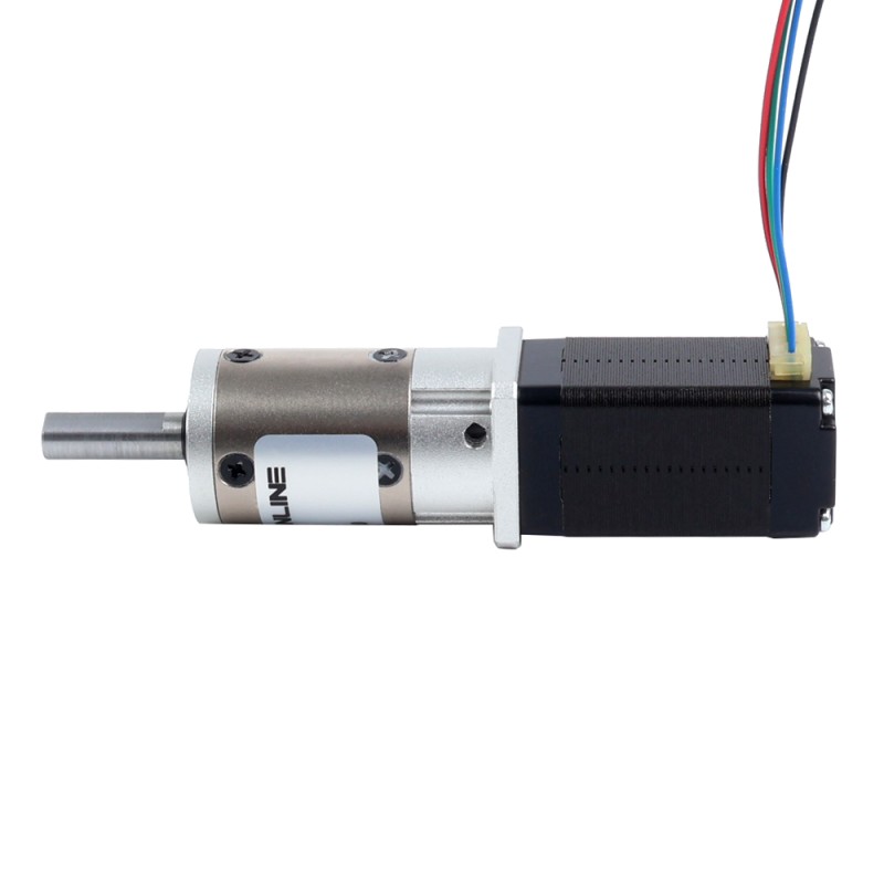 Nema 8 stappenmotor bipolair L=39,3mm met planetaire versnellingsbak EG-serie overbrengingsverhouding 5:1 - 8HS15-0604S-EGS5 | StepperOnline