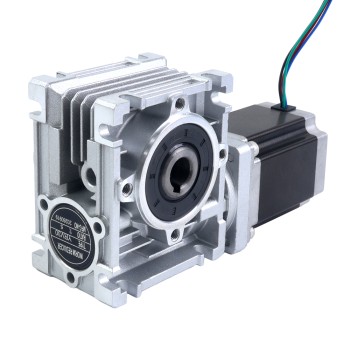 Nema 23 stappenmotor 76mm overbrengingsverhouding 5:1 Wormwiel Tandwielkast YRV30 Wormwiel Speed Reducer Nema 23 stappenmotor 76mm overbrengingsverhouding 5:1 Wormwiel Tandwielkast YRV30 Wormwiel Speed Reducer