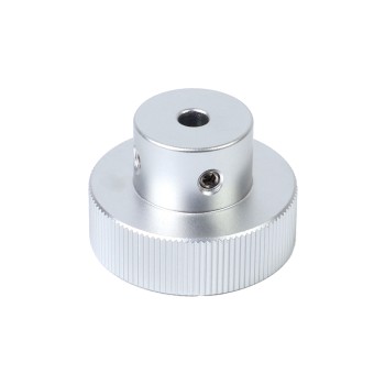 Aluminium motorhandwiel 35mm buitendiameter 5mm boring