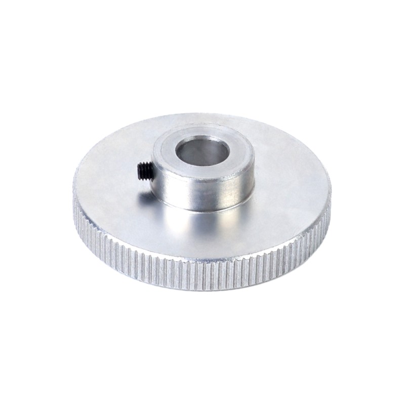 Motorhandwiel van aluminiumlegering, 40mm buitendiameter, 8mm boringdiameter - HWA40-D8 | StepperOnline