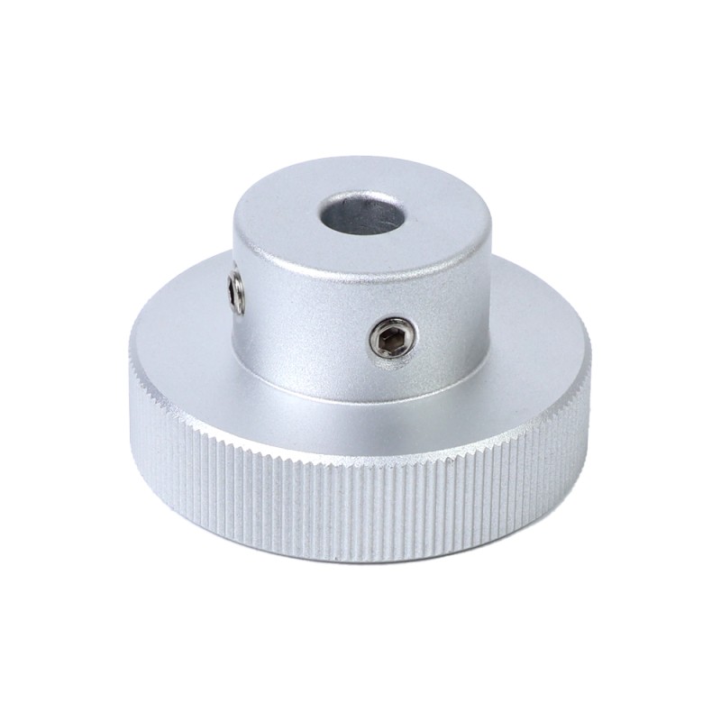 Motorhandwiel van aluminiumlegering 45mm buitendiameter 8mm boring - HWA45-D8 | StepperOnline