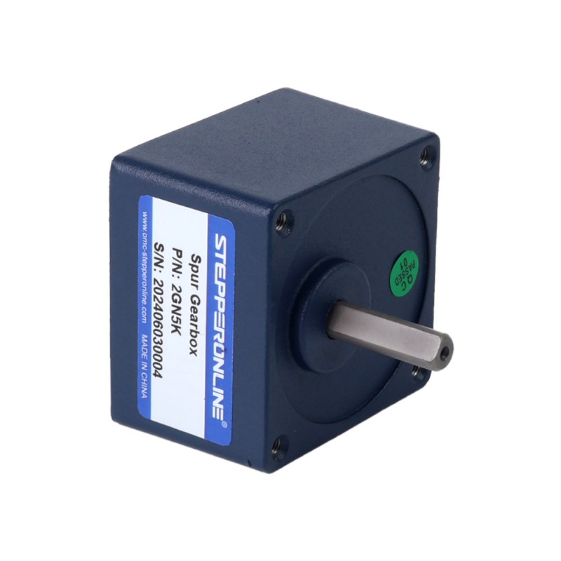 6W 220VAC 50Hz 18-270RPM 0,18Nm(25,49oz.in) Flens 60mm Spur-versnellingsbak Eenfasige AC-motor met variabele snelheid - 2IK6RGN-C/2GN5K | StepperOnline